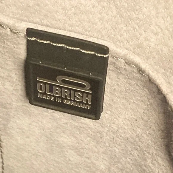 Olbrish Black Leather New Black Women's Handbag From Berlin - Picture 7 of 8